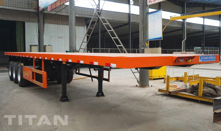 3 Axles 40Ft Flat bed Trailer