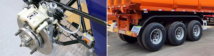 3 axle end dump trailer