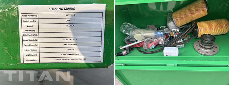 40 Cubic Dry Bulk Tanker Trailer for Sale in Philippine