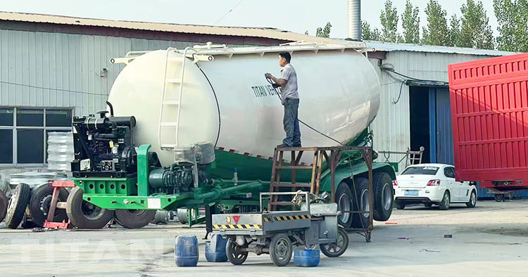 40 Cubic Dry Bulk Tanker Trailer for Sale in Philippine