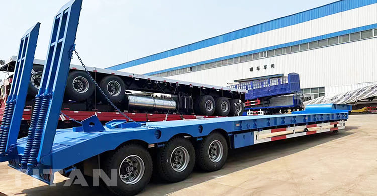 Tri Axle low Loader Trailer