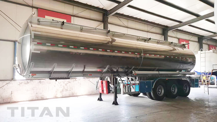 3 axles 45000L aluminum tanker trailer