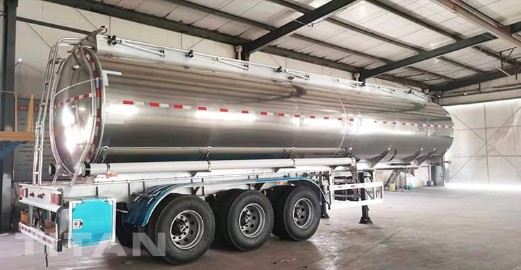 3 axles 45000l aluminum tanker trailer