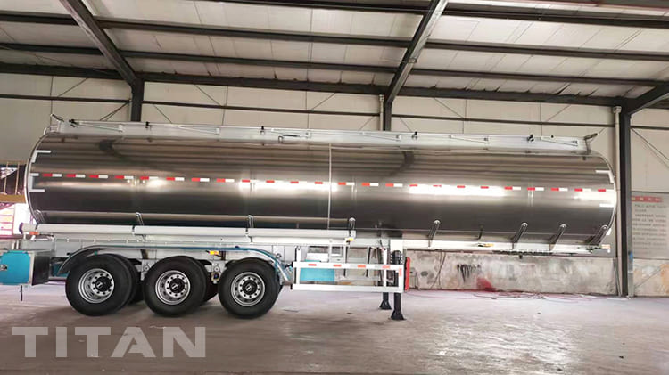 3 axles 45000L aluminum tanker trailer