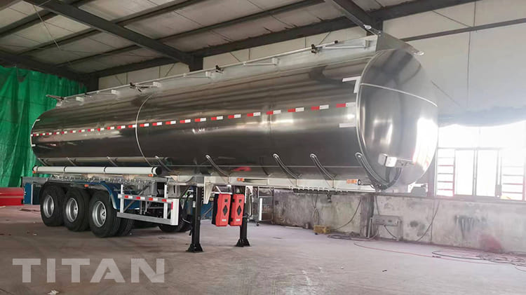 3 axles 45000L aluminum tanker trailer