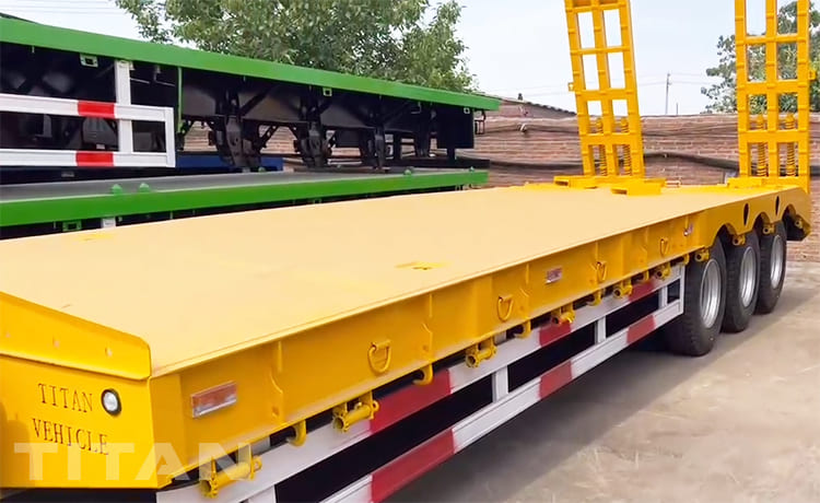 3 Axles Heavy Loader Trailer for Sale 