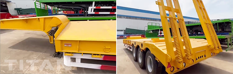 3 Axles Heavy Loader Trailer for Sale 