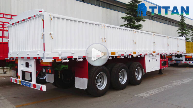 4 axle side wall trailer