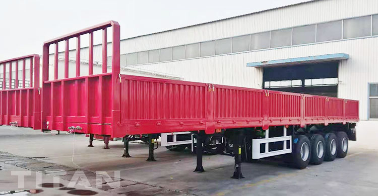 4 axle side wall trailer