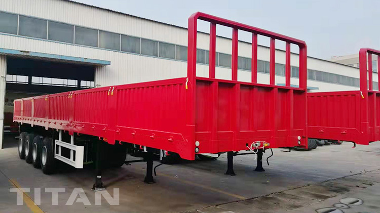 4 axle side wall trailer