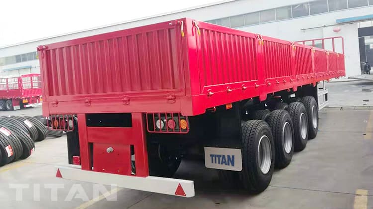 4 axles Side Wall Trailer