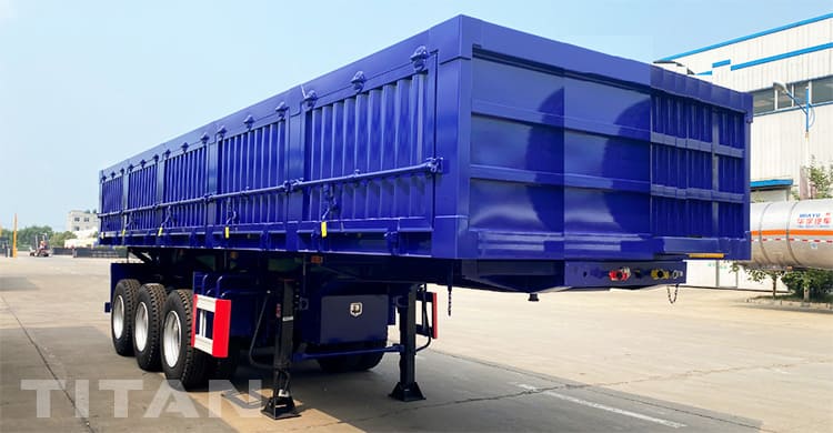 40 Ton Tri Axle Side Dump Trailer