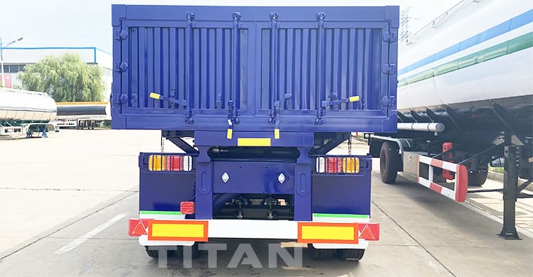 40 Ton Tri Axle Side Dump Trailer