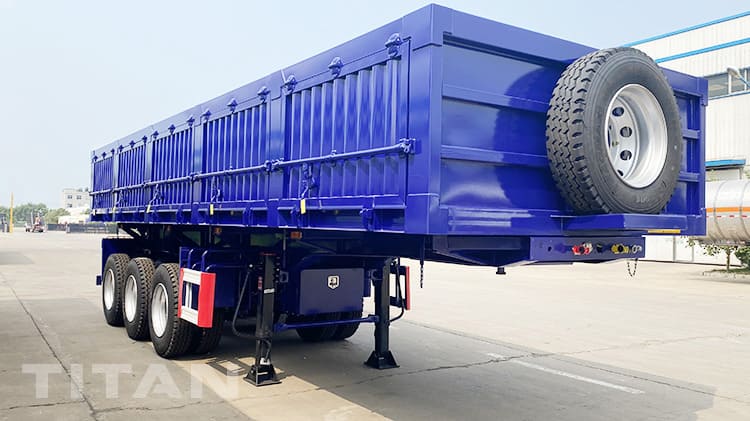 40 Ton Tri Axle Side Dump Trailer