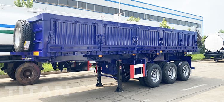 40 Ton Tri Axle Side Dump Trailer