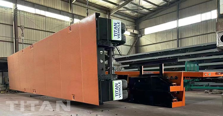 40Ft Tri axle Flat Deck Trailer