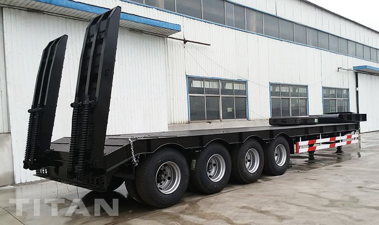 4 Axle 100 Ton Drop Deck Trailer for Sale In Congo