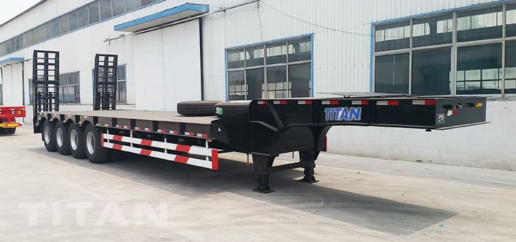 4 Axle 100 Ton Drop Deck Trailer for Sale In Congo
