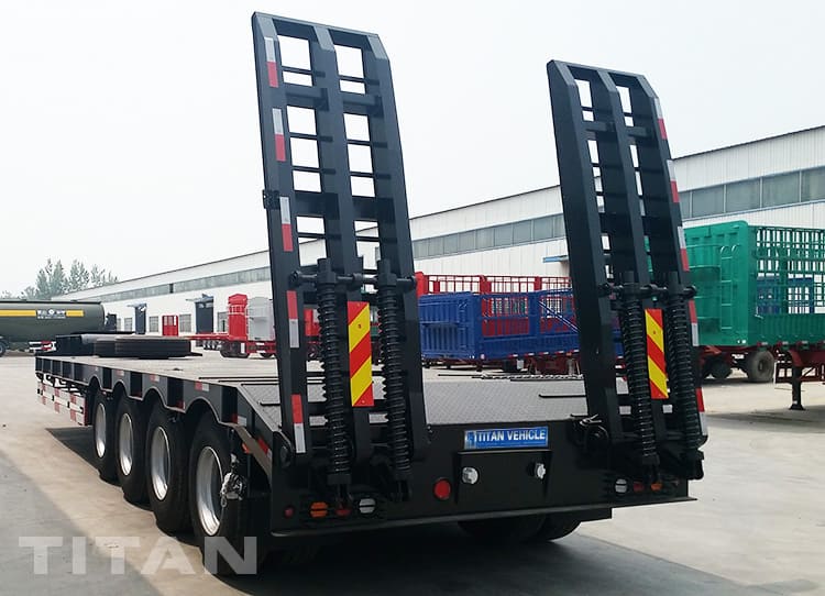 4 Axle 100 Ton Drop Deck Trailer for Sale In Congo