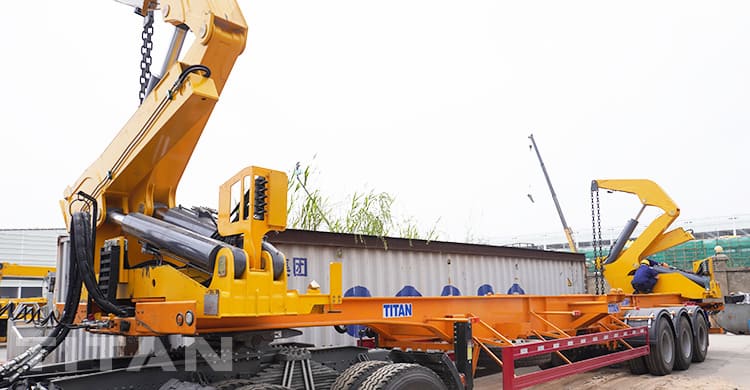 37 Ton side lifter crane Trailer