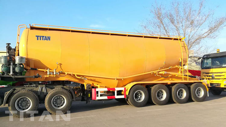 4 Axles Bulk Powder Tankers Trailer