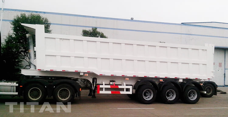 3 Axles Hydraulic Tipper Trailers for Sale 