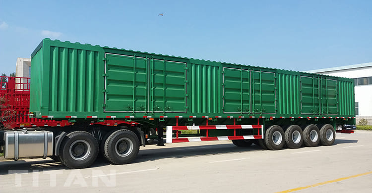 4 Axles Box Van Trailer will be delivered to Nigeria
