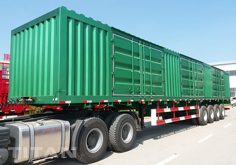 4 Axles Box Van Trailer will be delivered to Nigeria