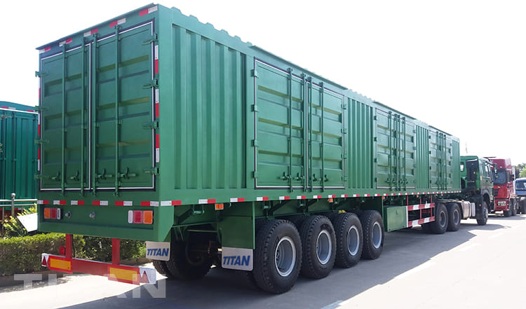 4 Axles Box Van Trailer will be delivered to Nigeria