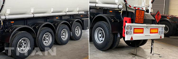 4 Axles Petroleum Tanker Trailer