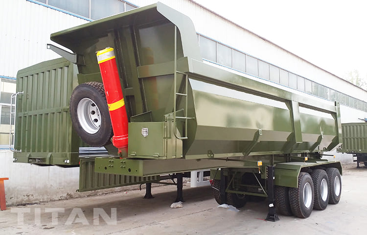 30CBM U Shape End Dump Trailer