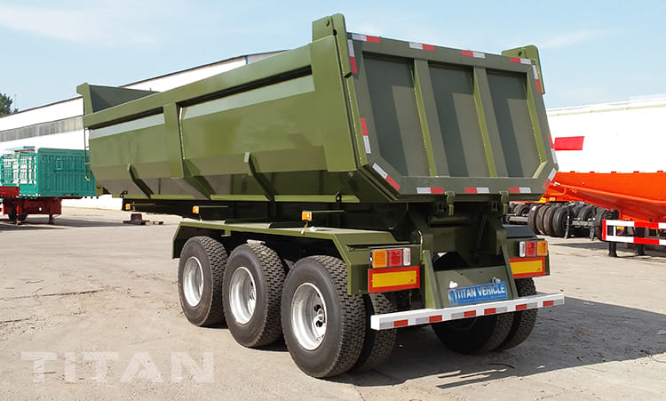 30CBM U Shape End Dump Trailer