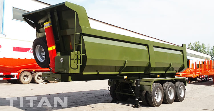 30CBM U Shape End Dump Trailer