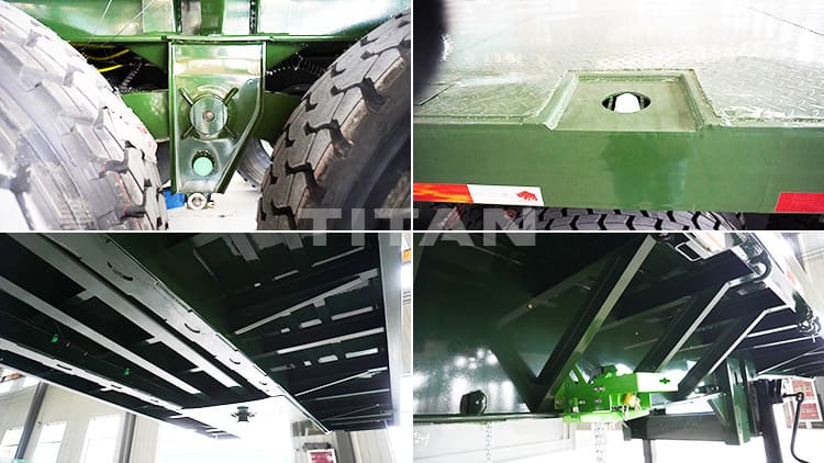 48ft flat bed semi trailer