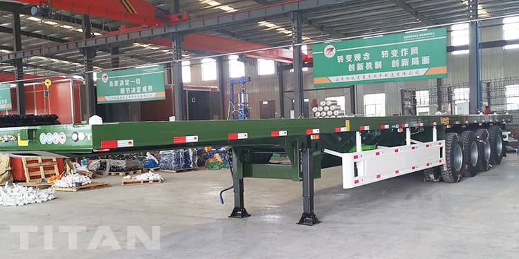 48 foot flat bed semi trailer
