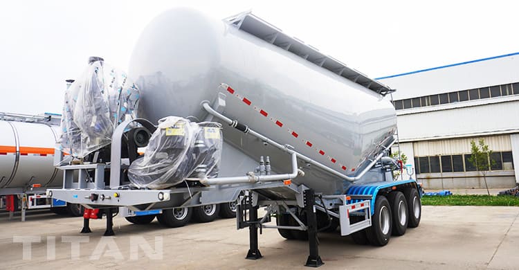 Tri Axles Dry Bulk Cement Tanker Trailer