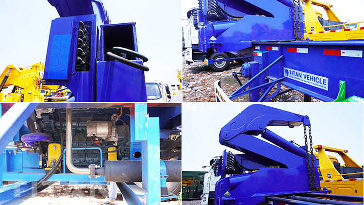 37 Ton 40 Foot Container Side Loader Truck Trailer