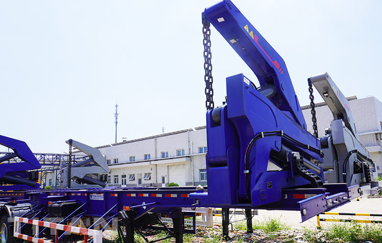 37 ton 40 foot side loader trailer