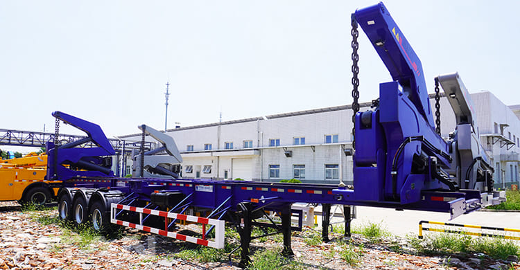 37 ton 40 foot side loader trailer