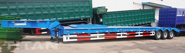 3 Axles Tractor Low Loader Trailer for Sale in Tanzania