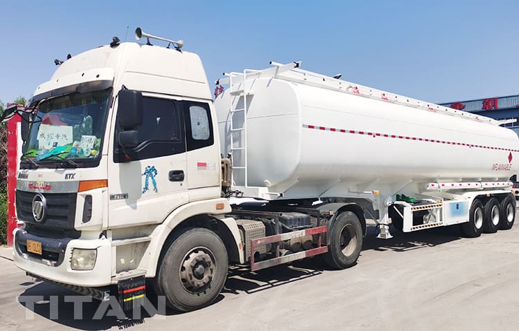45000Ltrs Crude Oil Tanker Trailers for Sale