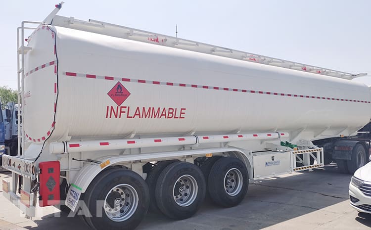 45000Ltrs Crude Oil Tanker Trailers for Sale