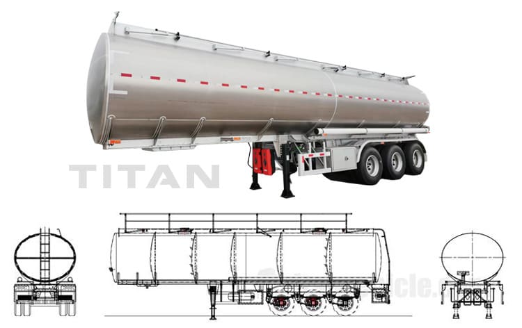 Aluminum tanker trailer