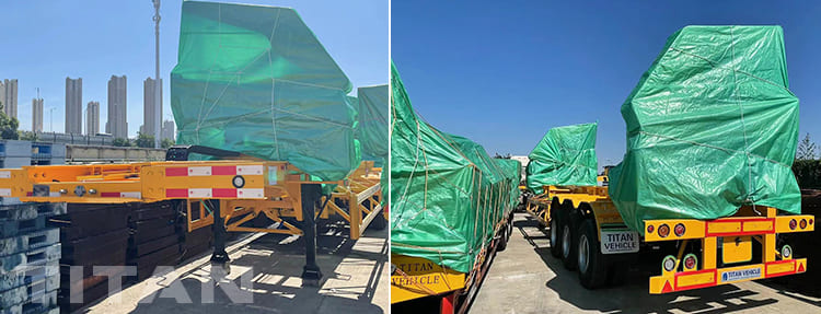 container side loader trailer
