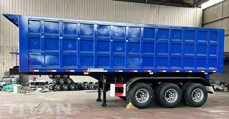 3 Axle 50T Hydraulic Tipper Trailer Price for Sale