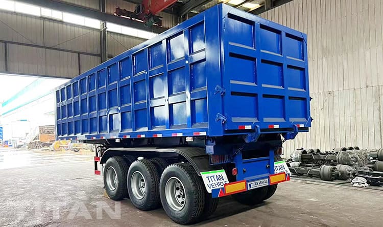 3 Axle 50T Hydraulic Tipper Trailer Price for Sale