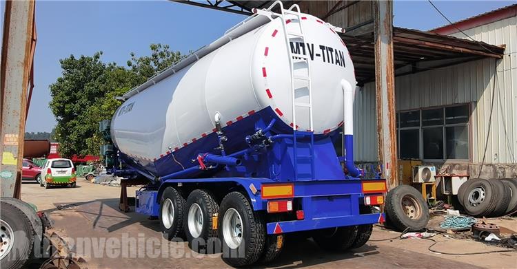 Tri Axle 35CBM Cement Tanker Trailer for Sale In Philippines