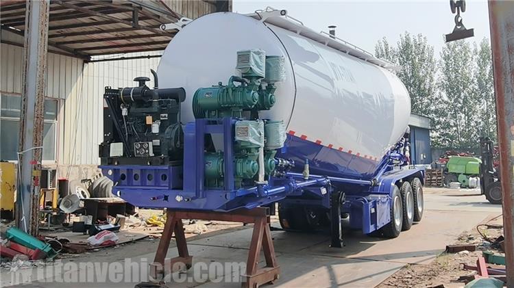 Tri Axle 35CBM Cement Tanker Trailer for Sale In Philippines