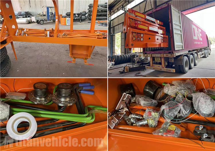 Tri Axle 40 ft Skeleton Semi Trailer for Sale In Kenya