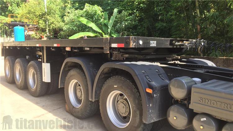 Tri Axle 20 ft Flatbed Semi Trailer for Sale In Philippines